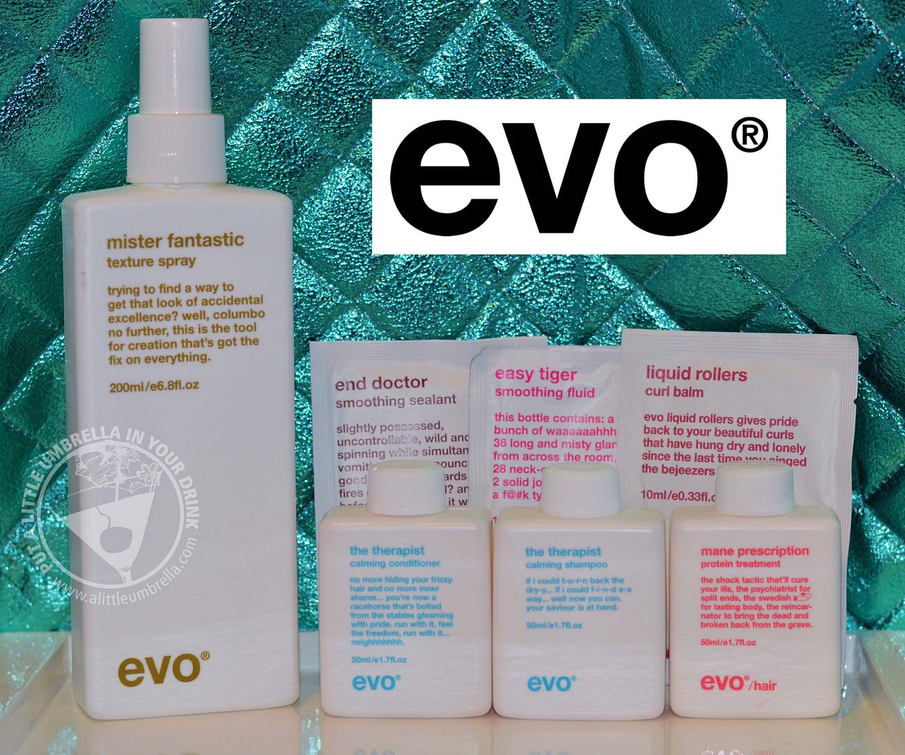 Put A Little Umbrella In Your Drink Evo Hair Products Review